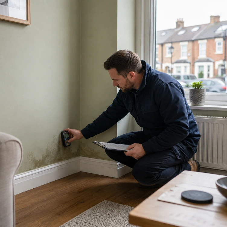 Professional damp proofing work with insurance-backed guarantee in Nottingham